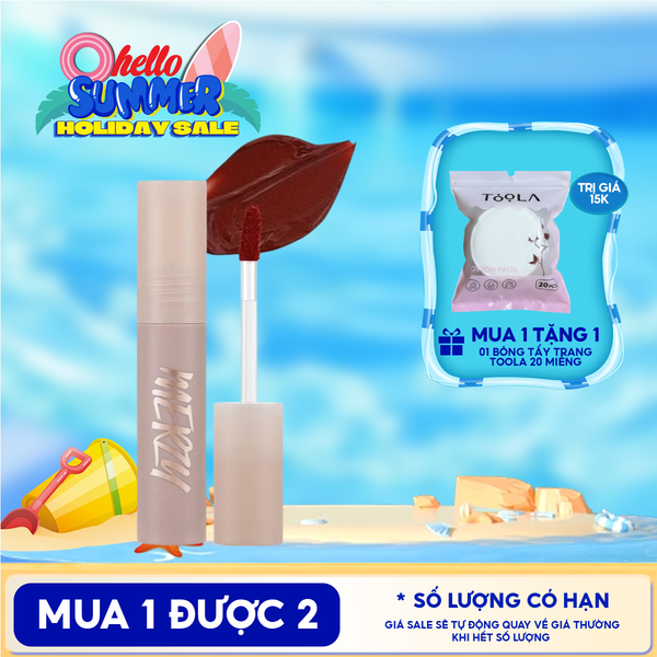  [Academia Collection] Son Kem Merzy Siêu Lì, Lâu Trôi, Lên Màu Chuẩn Academia Mellow Tint 4g 