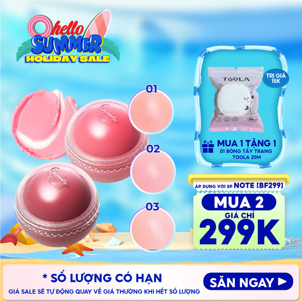  Má Hồng Kem Romand Dạng Lăn, Căng Bóng Juicy Roll Cheek 8.4g 