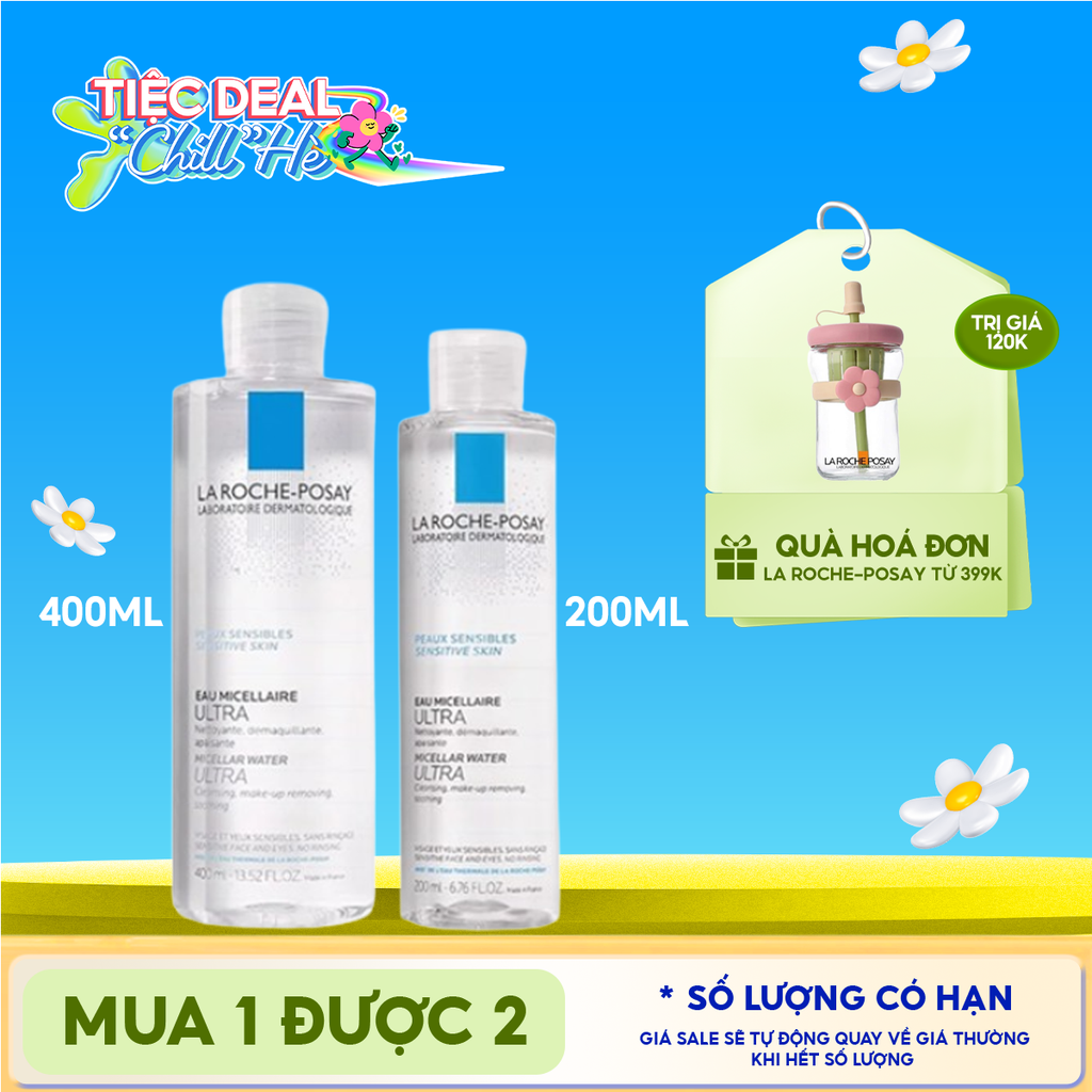 Nước Tẩy Trang La Roche-Posay Dành Cho Da Nhạy Cảm Micellar Water Ultra Sensitive Skin