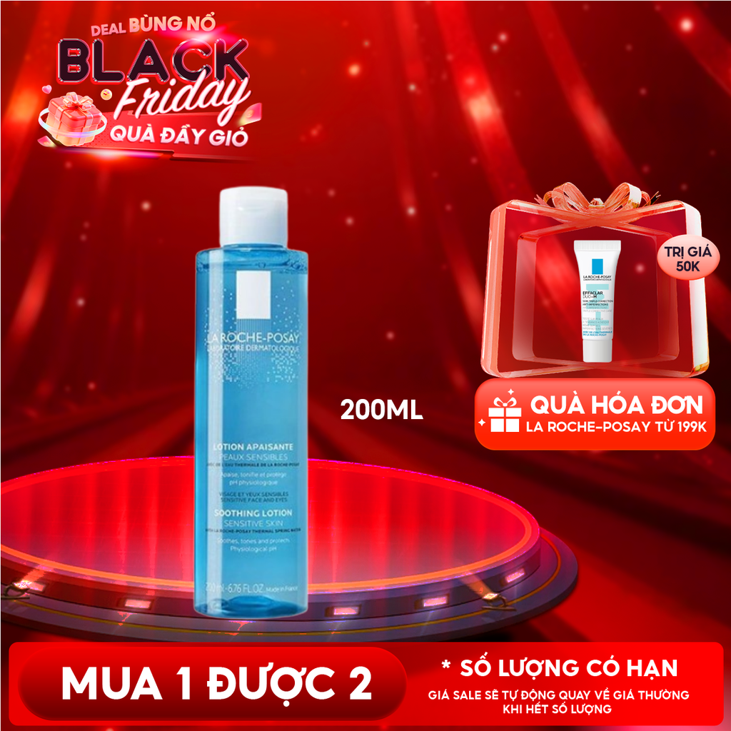 Nước Hoa Hồng La Roche-Posay Giúp Cân Bằng Da Giàu Khoáng Chất Soothing Lotion Sensitive Skin 200ml