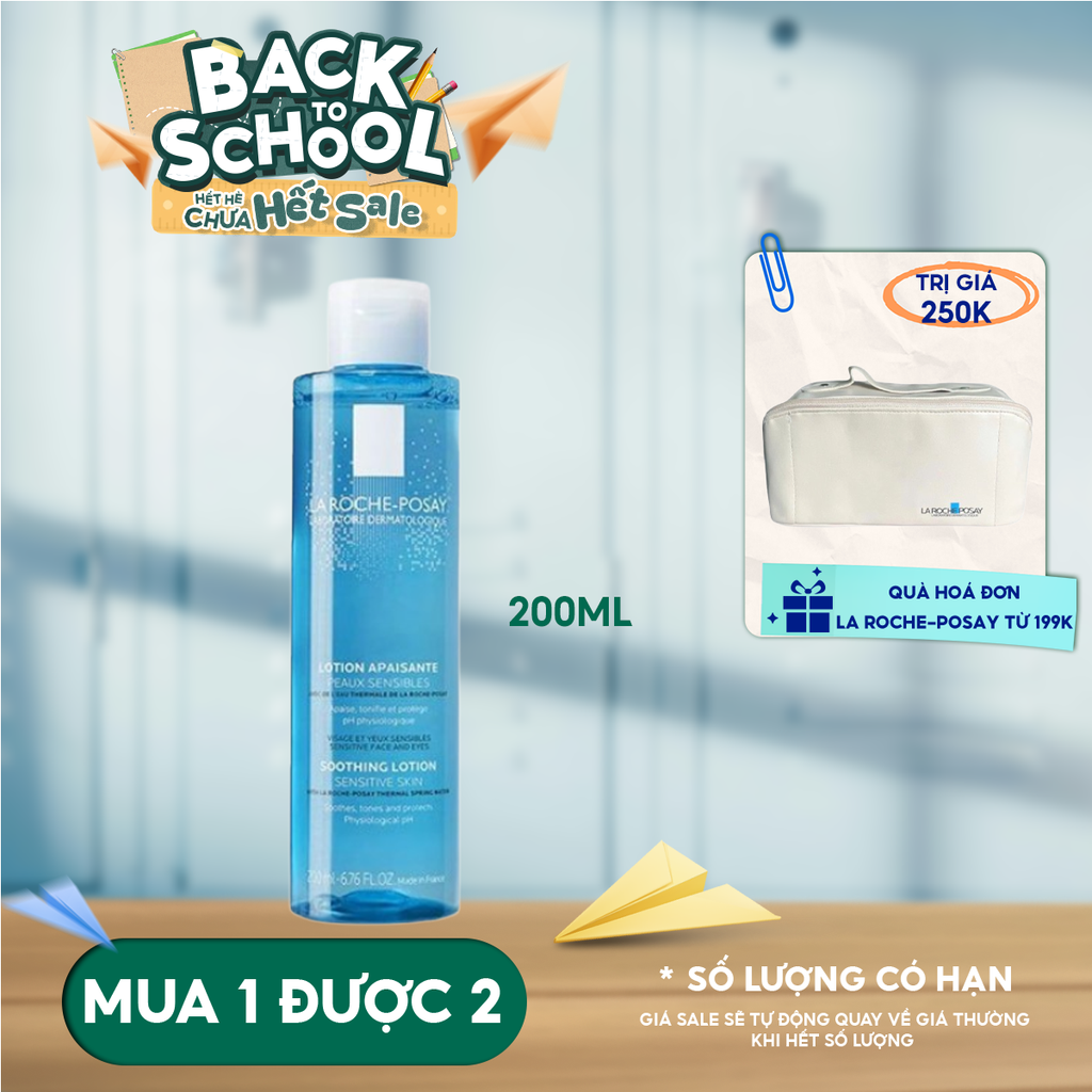 Nước Hoa Hồng La Roche-Posay Giúp Cân Bằng Da Giàu Khoáng Chất Soothing Lotion Sensitive Skin 200ml