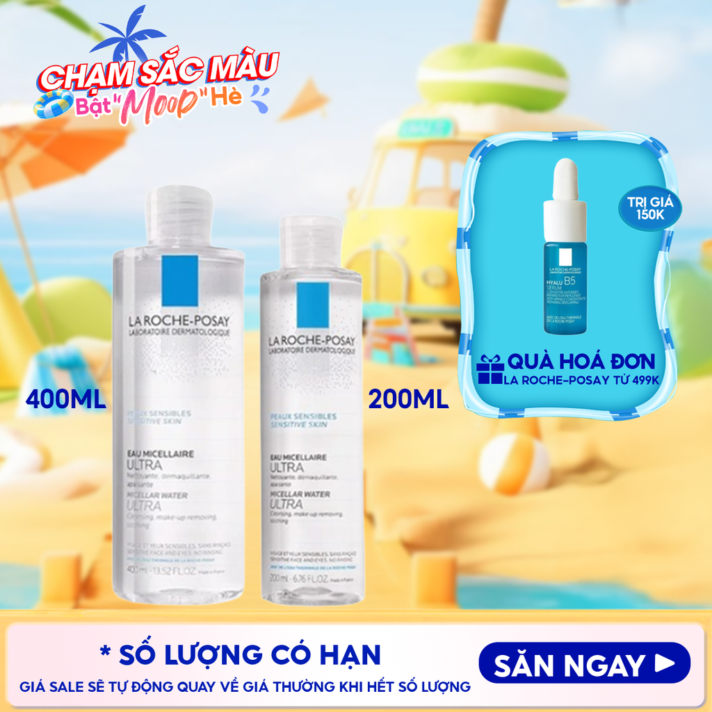 Nước Tẩy Trang La Roche-Posay Dành Cho Da Nhạy Cảm Micellar Water Ultra Sensitive Skin