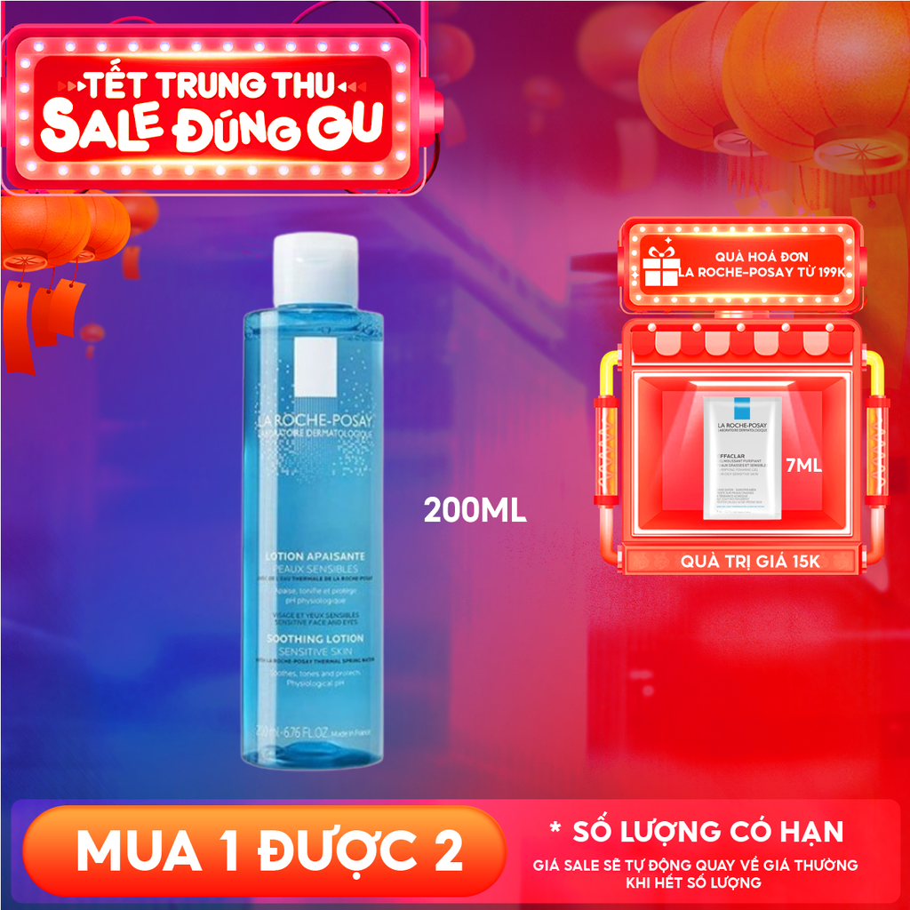 Nước Hoa Hồng La Roche-Posay Giúp Cân Bằng Da Giàu Khoáng Chất Soothing Lotion Sensitive Skin 200ml