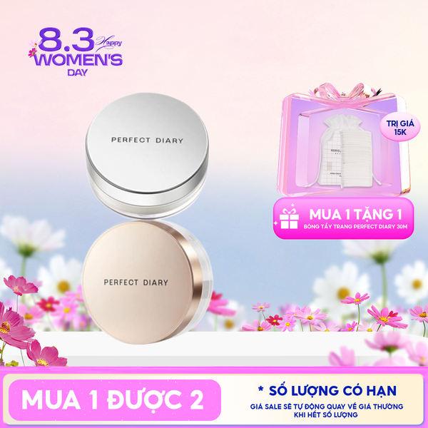  Phấn Phủ Perfect Diary Kiềm Dầu Weightless Soft-Velvet Blurring Loose Powder 7g 