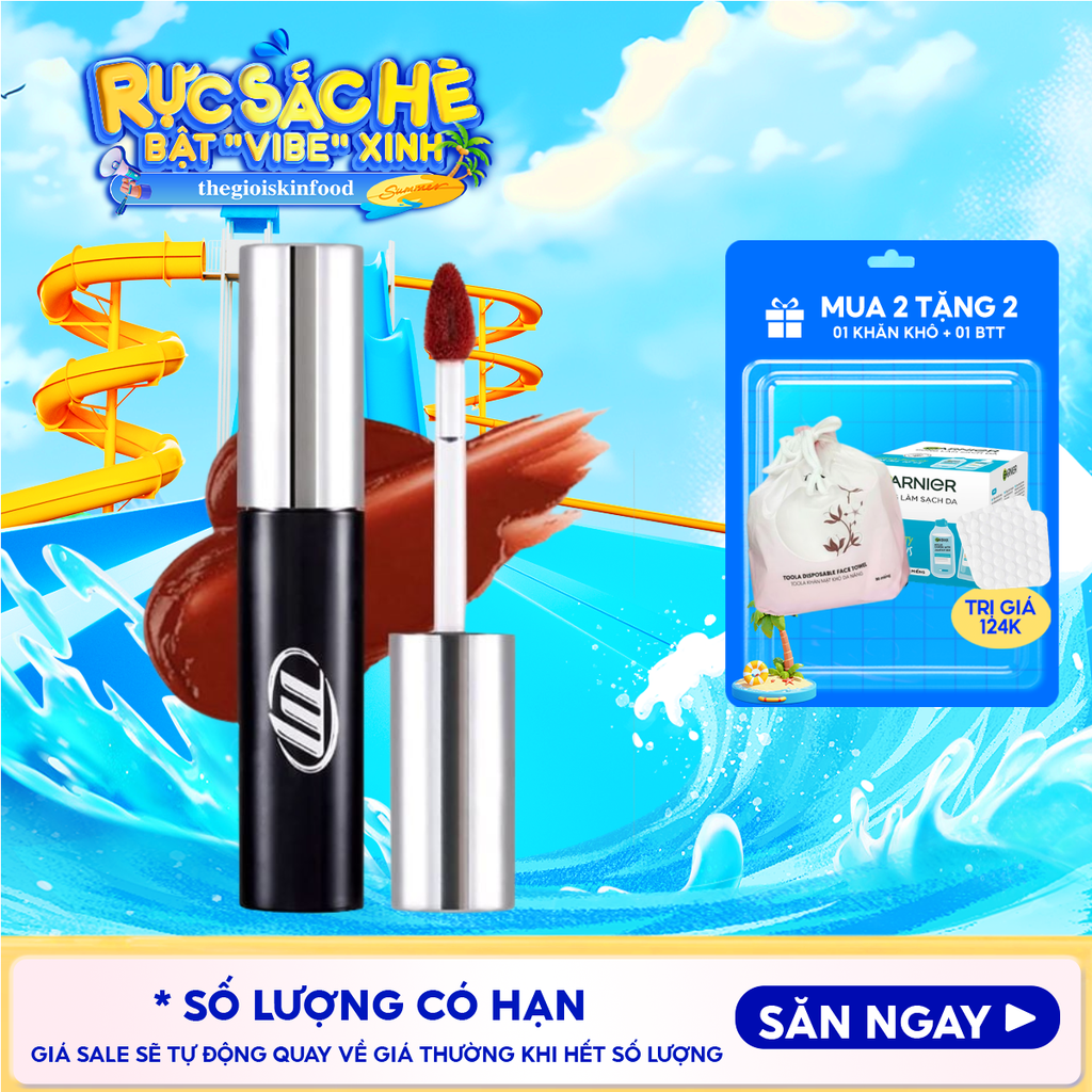 [NEW BY AI] Son Kem Lì Merzy Mịn Mượt Nhẹ Môi, Bền Màu Cyber Mellow Tint