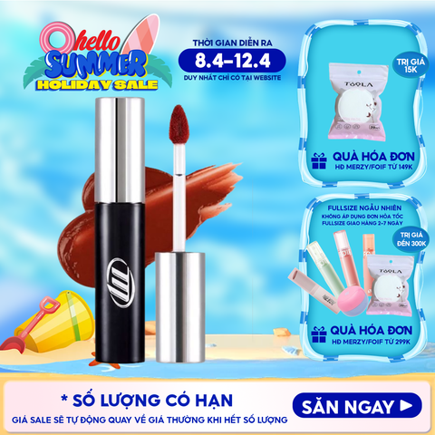 [NEW BY AI] Son Kem Lì Merzy Mịn Mượt Nhẹ Môi, Bền Màu Cyber Mellow Tint