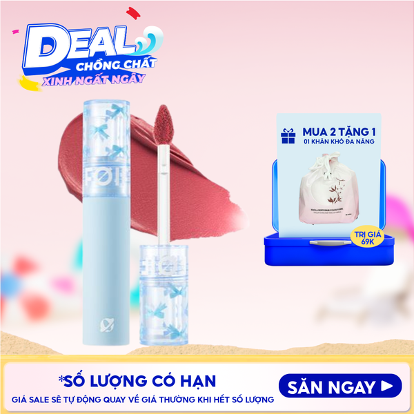  Son Kem Lì FOIF Thuần Chay, Mềm Mịn, Lâu Trôi Daily Blur Tint 3g 