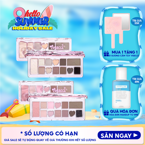  Bảng Phấn Mắt VEECCI 11 Ô Ribbon Fantasy 11 Color Eyeshadow Palette 