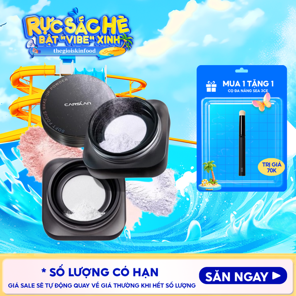  Phấn Phủ Carslan Dạng Bột, Kiềm Dầu Soft Focus Make-up Powder 