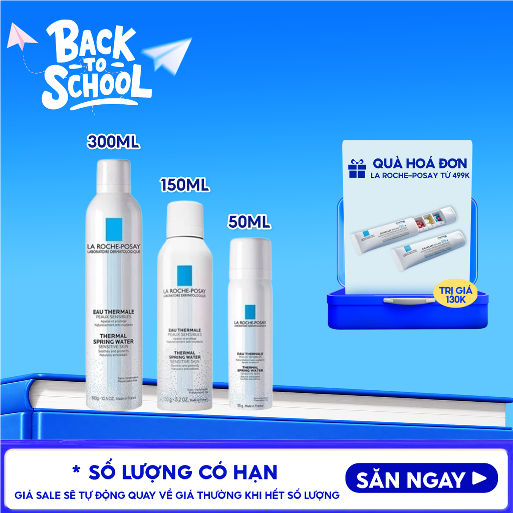 Xịt Khoáng La Roche-Posay Làm Dịu Da, Hỗ Trợ Giảm Kích Ứng Thermal Spring Water Sensitive Skin