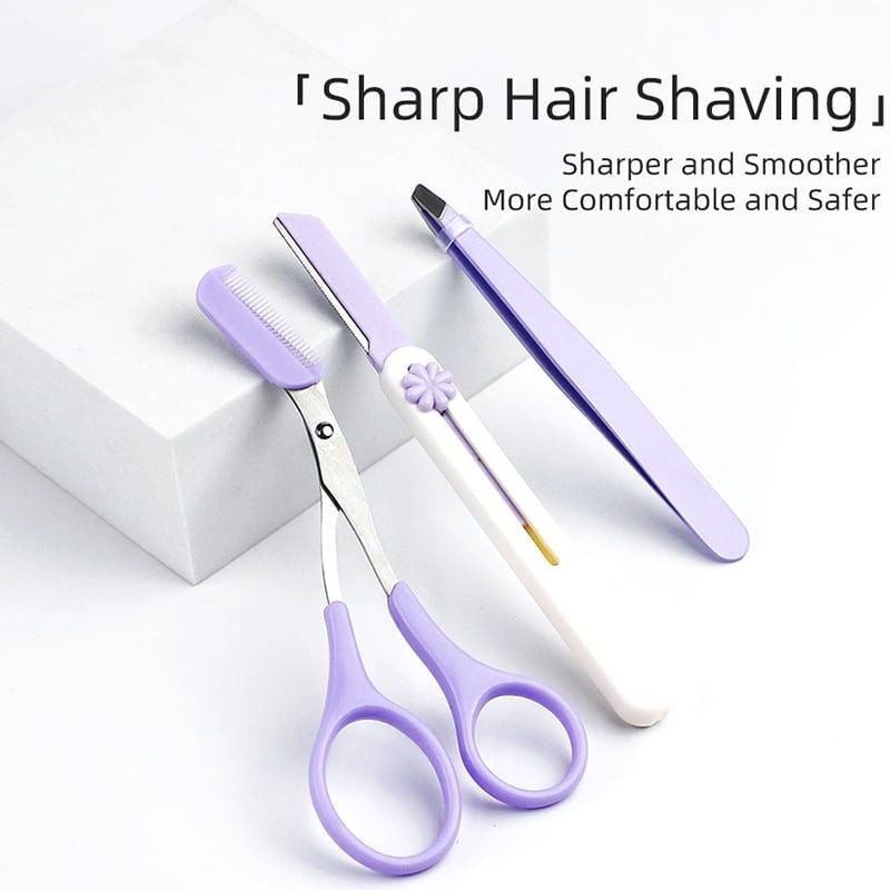 Bộ Dụng Cụ Cắt Tỉa Lông Mày Idealful Multi-Function Eyebrow Trimmer Tool Set - BMS-181