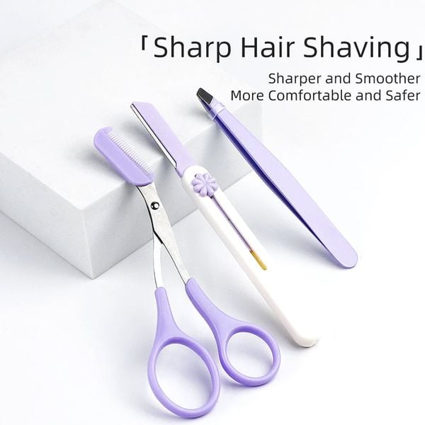  Bộ Dụng Cụ Cắt Tỉa Lông Mày Idealful Multi-Function Eyebrow Trimmer Tool Set - BMS-181 