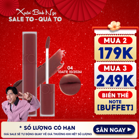 Son Kem Lì Romand Lên Màu Chuẩn, Mịn Môi Blur Fudge Tint 5g