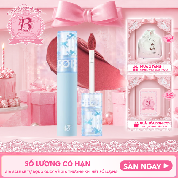  Son Kem Lì FOIF Thuần Chay, Mềm Mịn, Lâu Trôi Daily Blur Tint 3g 