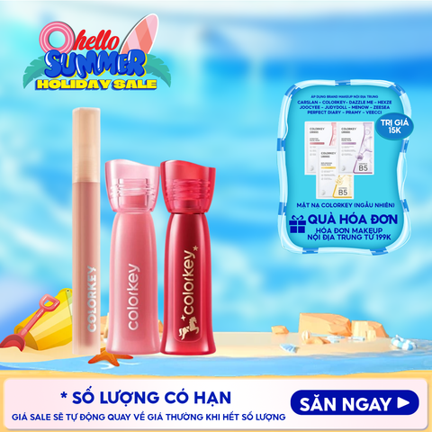 Son Kem Lì Colorkey Siêu Mịn Môi Soft Matte Water Tint