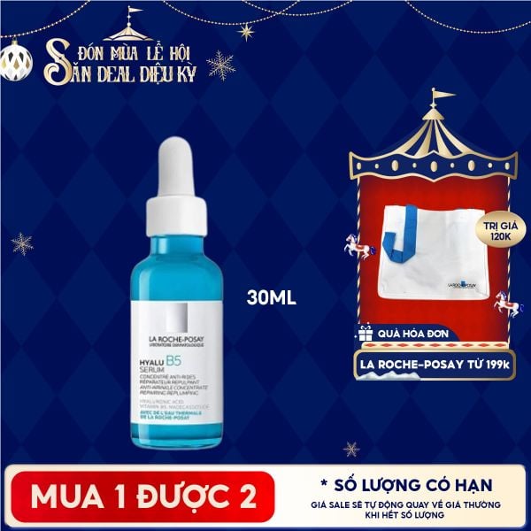 Serum La Roche-Posay Hỗ Trợ Phục Hồi Da, Cấp Ẩm Cho Da Hyalu B5 Serum 30ml 