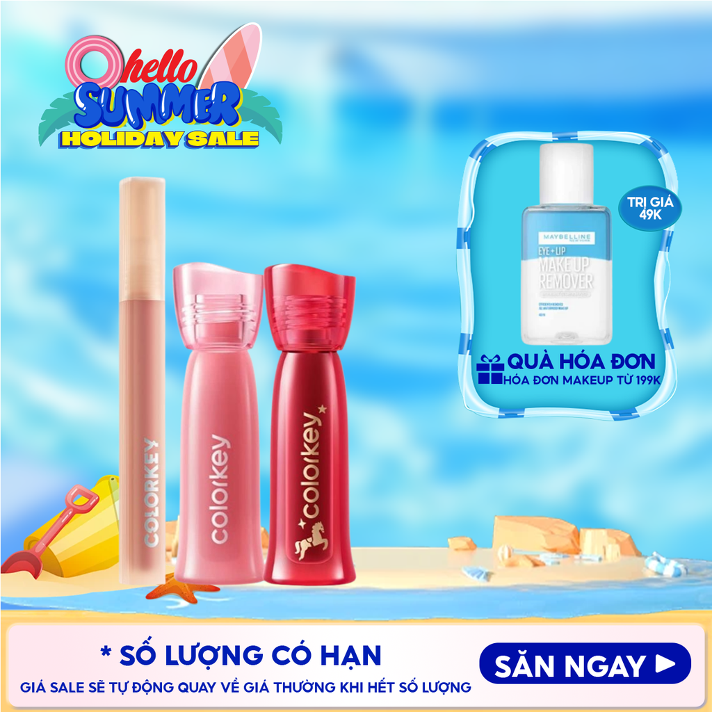 Son Kem Lì Colorkey Siêu Mịn Môi Soft Matte Water Tint