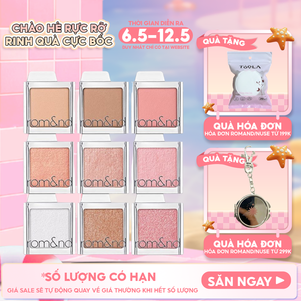  Phấn Mắt Romand Bền Màu, Đa Dạng Slide In Single 1.8g 