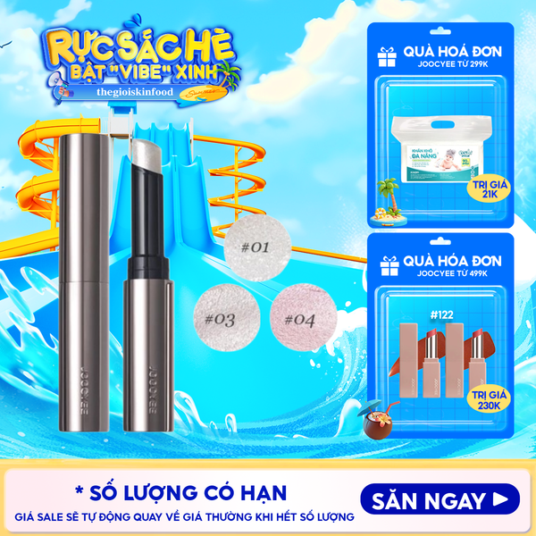  Thỏi Bắt Sáng Joocyee Nhũ Sáng Lấp Lánh, Lâu Trôi Jelly Highlighter Stick 2g 