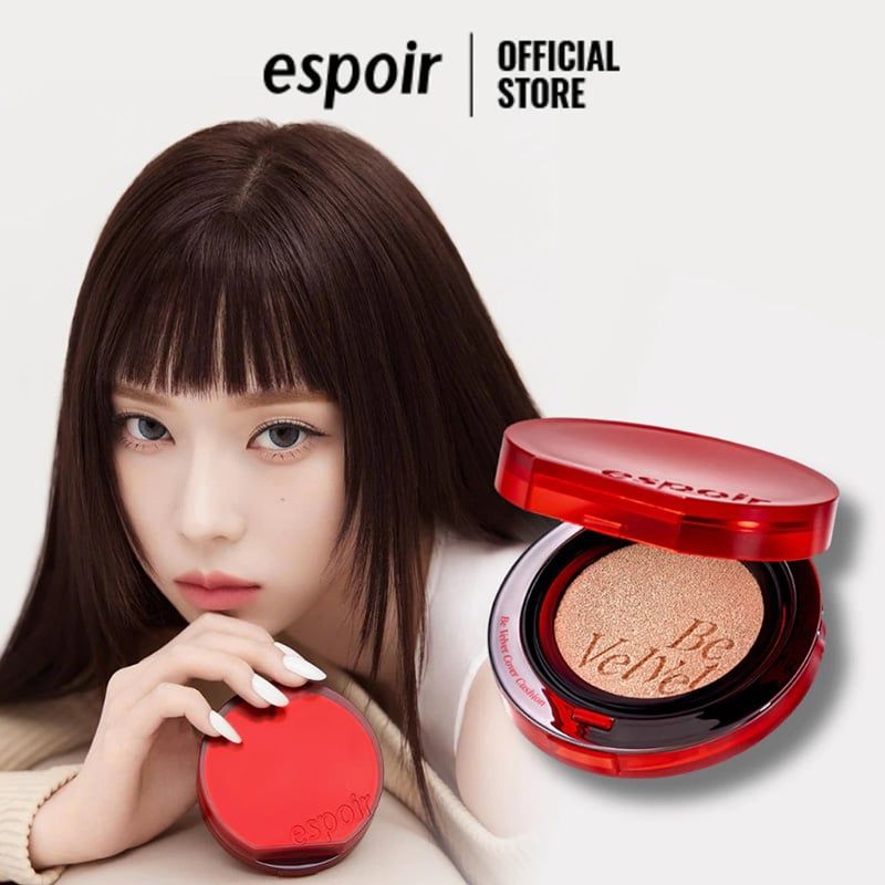 Phấn Nước Espoir Che Phủ Cao Pro Tailor Be Velvet Cover Cushion SPF42 PA++ 13g