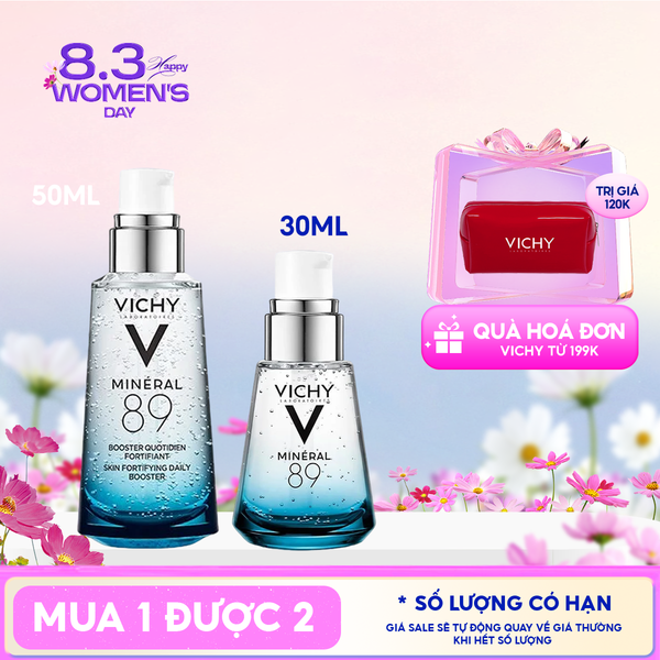  Serum Vichy Dưỡng Chất Khoáng Cô Đặc Vichy Mineral 89 Skin Fortifying Daily Booster 