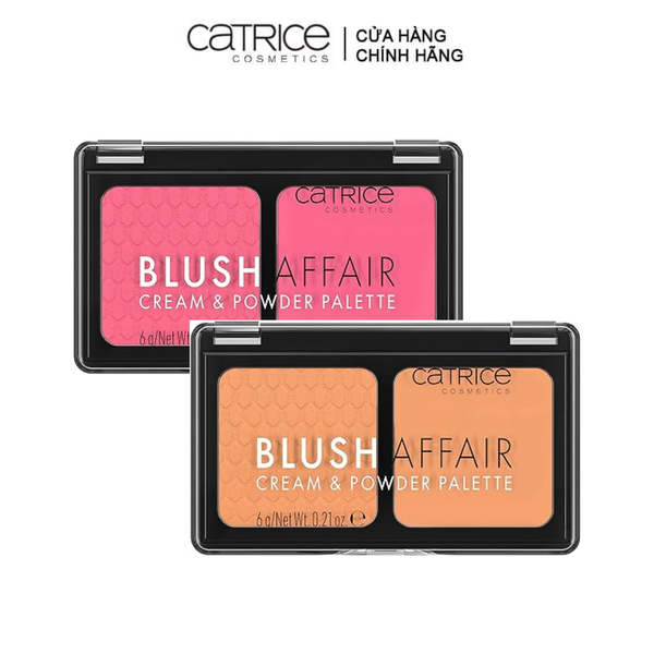  Bảng Má hồng Kết Hợp Dạng Kem Và Phấn Catrice Blush Affair Cream & Powder Palette 