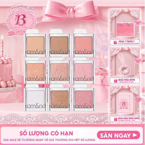 Phấn Mắt Romand Bền Màu, Đa Dạng Slide In Single 1.8g