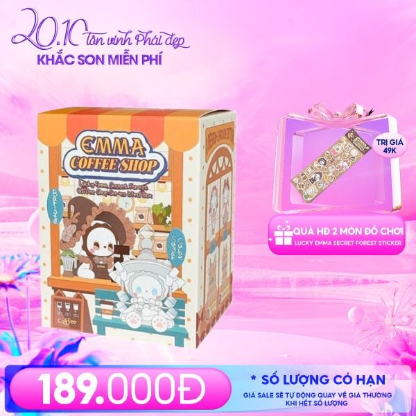  Mô Hình Đồ Chơi Lucky Emma Coffee Shop Blind Box - MJ-000061 