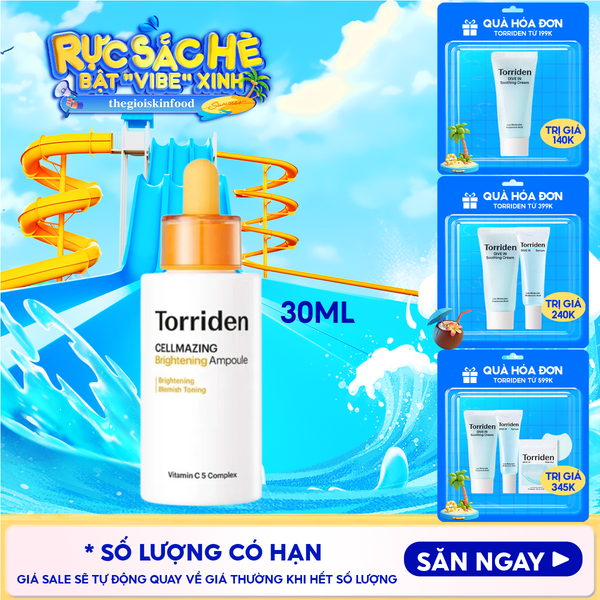  Serum Torriden Vitamic C Sáng Mịn Da Cellmazing Brightening Ampoule 30ml 