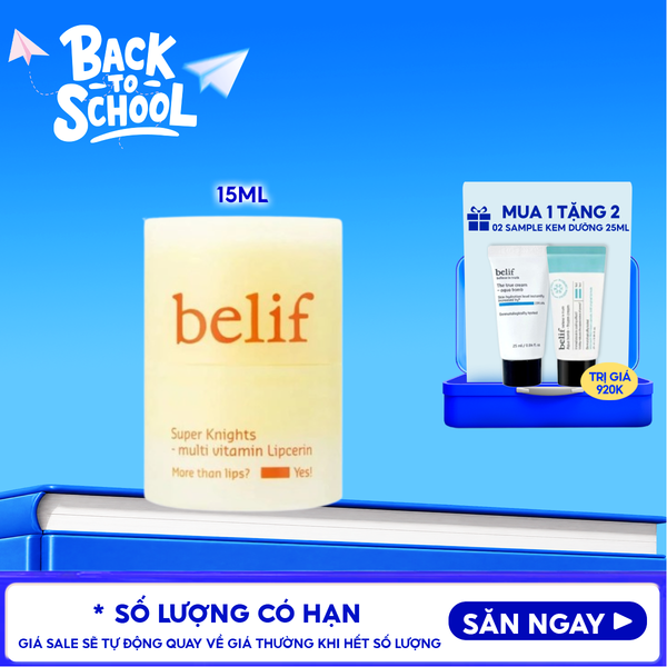  Son Dưỡng Môi Belif Super Knights Multi-Vitamin Lipcerin 15ml 