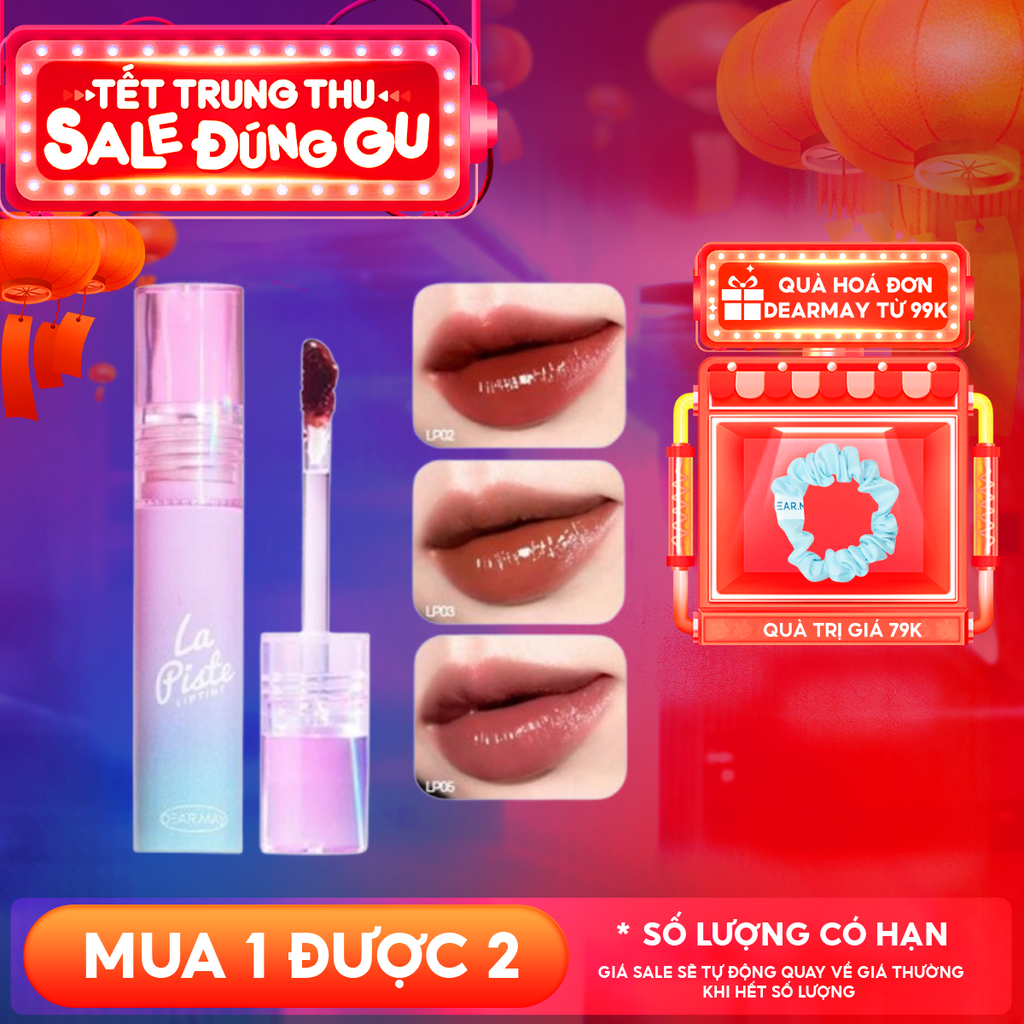 Son Tint Bóng Dearmay Lâu Trôi La Piste Lip Tint 4.1g