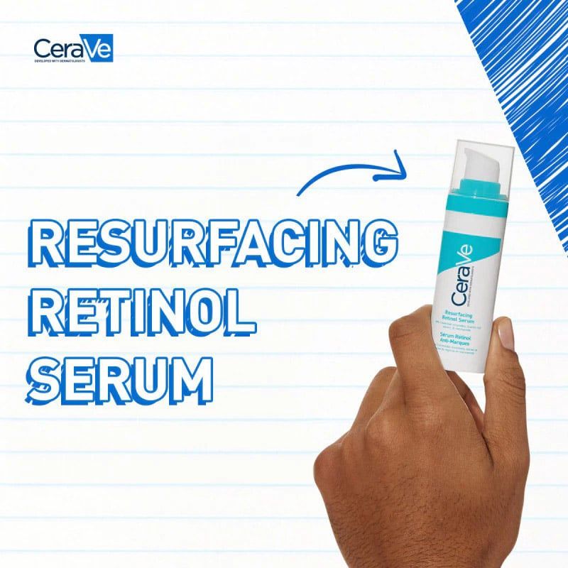 Serum Cerave Giúp Hỗ Trợ Mờ Thâm Mụn Resurfacing Retinol Serum 30ml