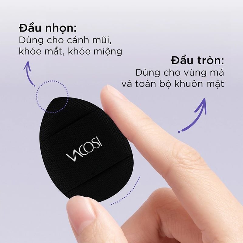 Bông Mút Cushion Xỏ Ngón Mini Vacosi Top Finger Cushion