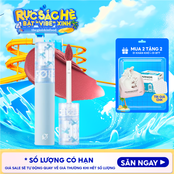  Son Kem Lì FOIF Thuần Chay, Mềm Mịn, Lâu Trôi Daily Blur Tint 3g 