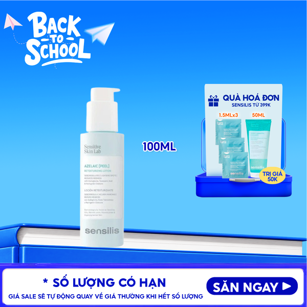  Dung Dịch Dưỡng Ẩm Sensilis Làm Mờ Thâm Azelaic [Peel] 100ml 