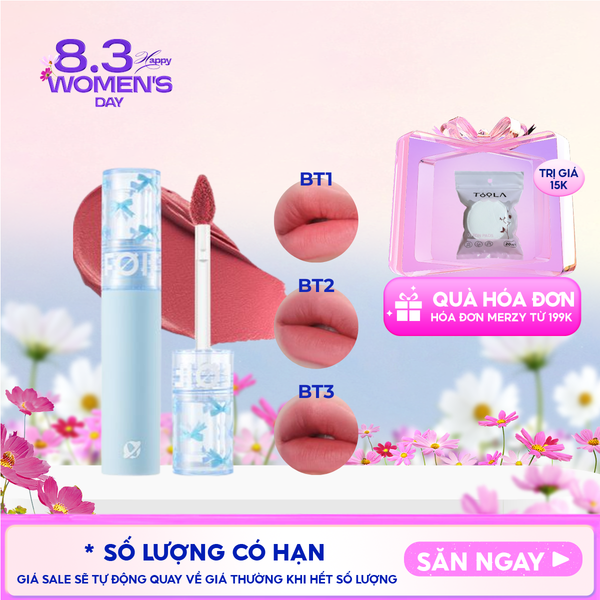  Son Kem Lì FOIF Thuần Chay, Mềm Mịn, Lâu Trôi Daily Blur Tint 3g 