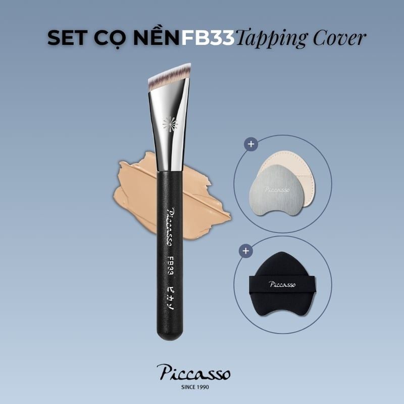 Set Cọ Nền Piccasso #FB33 Tapping Cover Foundation Brush Set