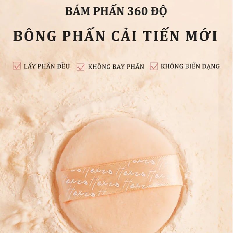 Phấn Phủ Hexze Dạng Bột Mỏng Nhẹ Light Mist Loose Powder 7g