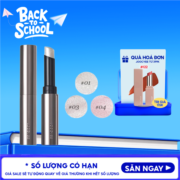  Thỏi Bắt Sáng Joocyee Nhũ Sáng Lấp Lánh, Lâu Trôi Jelly Highlighter Stick 2g 