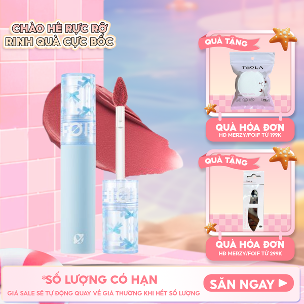  Son Kem Lì FOIF Thuần Chay, Mềm Mịn, Lâu Trôi Daily Blur Tint 3g 