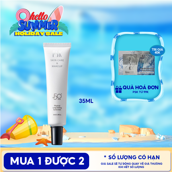  Kem Chống Nắng PSK Vật Lý Lâu Trôi Physical Long-Lasting Sunscreen SPF50+ 35ml 