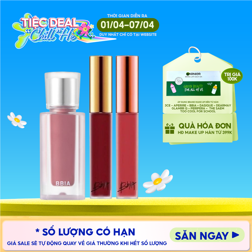[MÀU 1-51] Son Kem Lì Bbia Lên Màu Siêu Chuẩn Last Velvet Lip Tint 5g