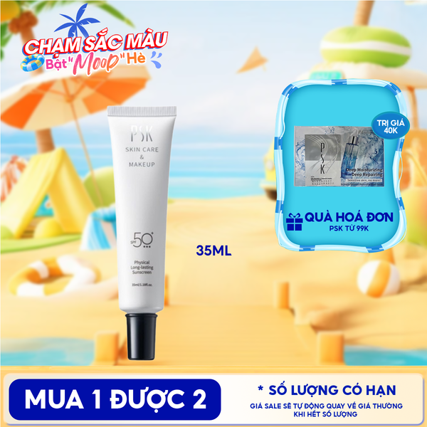  Kem Chống Nắng PSK Vật Lý Lâu Trôi Physical Long-Lasting Sunscreen SPF50+ 35ml 
