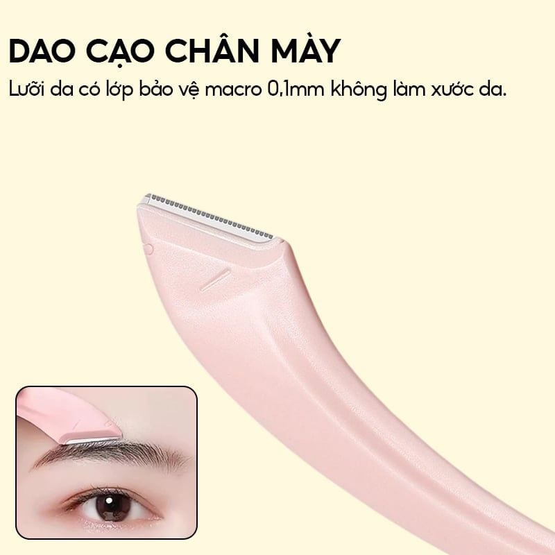 Bộ Dụng Cụ Cắt Tỉa Lông Mày TOOLA Multi-function Eyebrow Trimmer Tool Set - BT-TLA096
