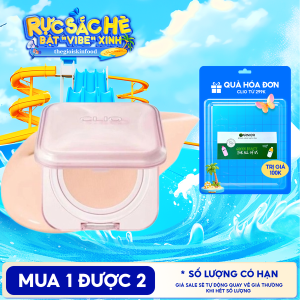 Phấn Nước Che Phủ Khuyết Điểm Tự Nhiên Clio Kill Cover Mesh Glow Essential Cushion SPF50+ PA++++ 