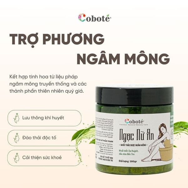 Muối Thảo Dược Ngâm Mông COBOTÉ Ngọc Nữ An 