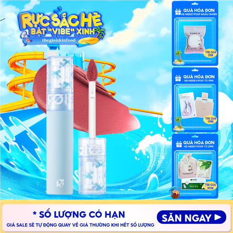 Son Kem Lì FOIF Thuần Chay, Mềm Mịn, Lâu Trôi Daily Blur Tint 3g