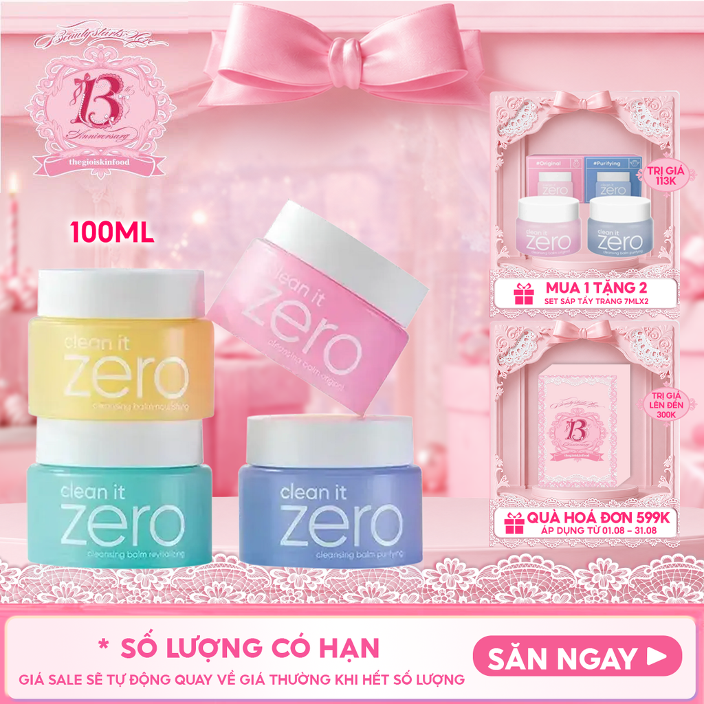 Sáp Tẩy Trang Banila Co Clean It Zero Cleansing Balm 100ml