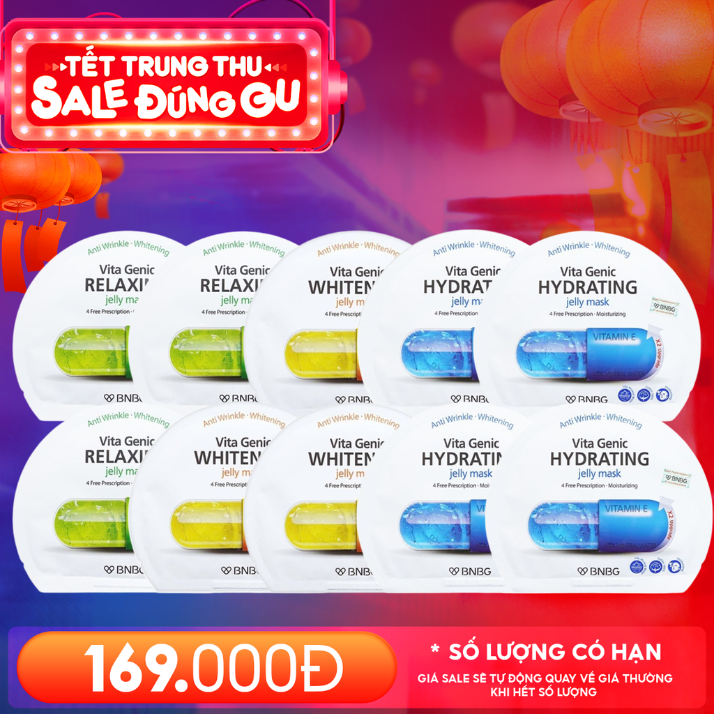 Combo BNBG 10 Mask Mặt Nạ Miếng Vita Genic