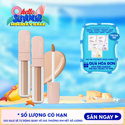 Kem Che Khuyết Điểm Zeesea Che Phủ Tự Nhiên Mist Soft Focus Concealer 4g